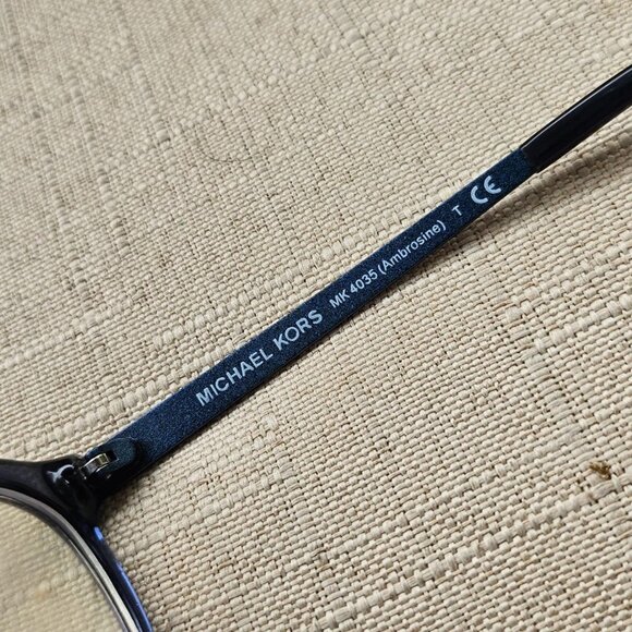 Michael Kors Women Eyeglasses Frame Dark Blue Tone MK4035 AMBROSINE Glasses - Picture 11 of 12